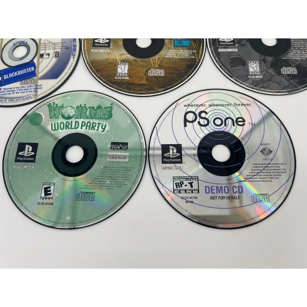 Lot of (7) PlayStation 1 Games - No shells - Games only